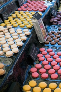 Macaron auf Französischen Märkten von La Pestaque