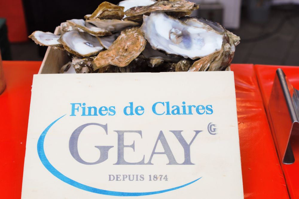 Französischer Markt Neuss - Austern Fines de Claires
